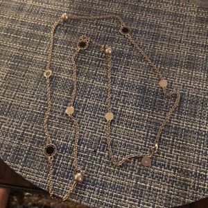 Marc Jacobs long sterling silver necklace